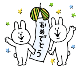 Sticker of a cute rabbit. sticker #7337401