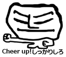 Face (english) sticker #7337792