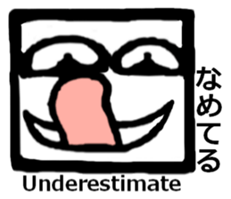 Face (english) sticker #7337794