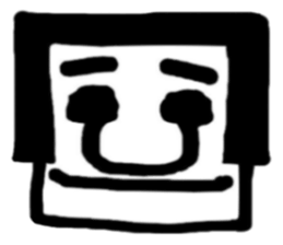 Face (english) sticker #7337802