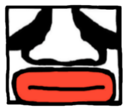 Face (english) sticker #7337803