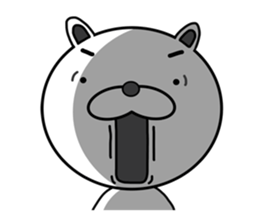 funny bear will make you happy. sticker #7338071