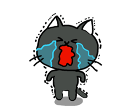 Sticker of an expressive cat2 daily life sticker #7338389