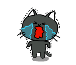 Sticker of an expressive cat2 daily life sticker #7338389