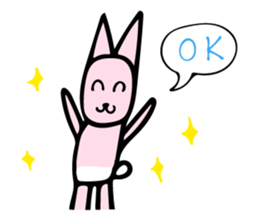 My rabbit and parrot sticker #7338687