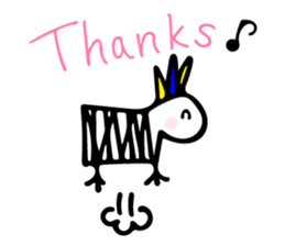 My rabbit and parrot sticker #7338689