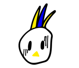 My rabbit and parrot sticker #7338692