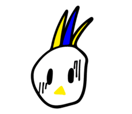 My rabbit and parrot sticker #7338692