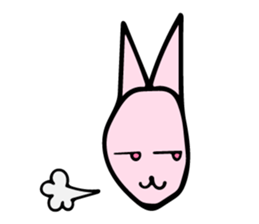 My rabbit and parrot sticker #7338695