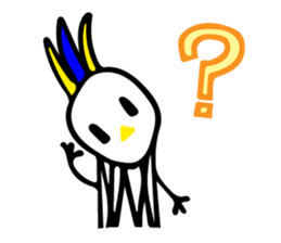 My rabbit and parrot sticker #7338698