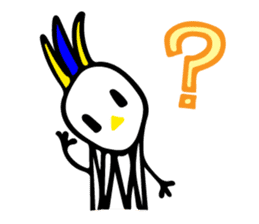 My rabbit and parrot sticker #7338698