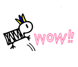 My rabbit and parrot sticker #7338699