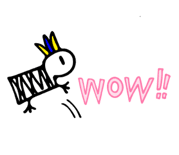 My rabbit and parrot sticker #7338699