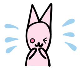 My rabbit and parrot sticker #7338700