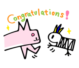 My rabbit and parrot sticker #7338709