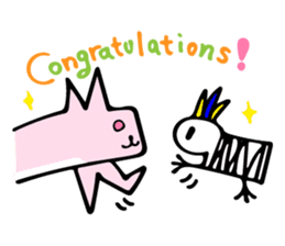 My rabbit and parrot sticker #7338709