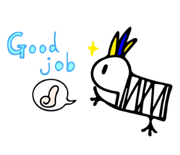 My rabbit and parrot sticker #7338711