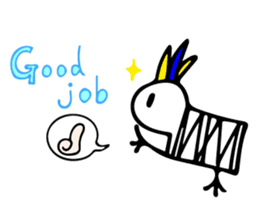 My rabbit and parrot sticker #7338711