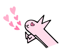 My rabbit and parrot sticker #7338714