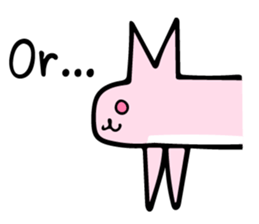 My rabbit and parrot sticker #7338717