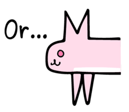 My rabbit and parrot sticker #7338717