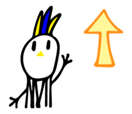 My rabbit and parrot sticker #7338718