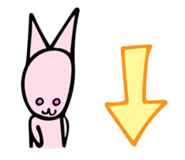 My rabbit and parrot sticker #7338719