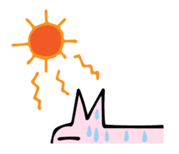 My rabbit and parrot sticker #7338721