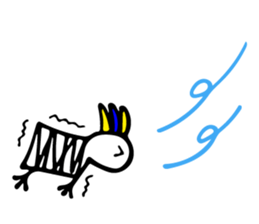 My rabbit and parrot sticker #7338722