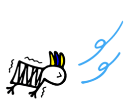 My rabbit and parrot sticker #7338722