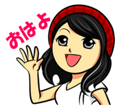 Sunflower Girl An-chan sticker #7338724
