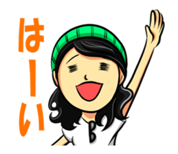 Sunflower Girl An-chan sticker #7338726