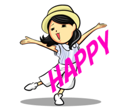 Sunflower Girl An-chan sticker #7338728