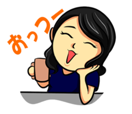 Sunflower Girl An-chan sticker #7338741
