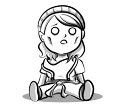 Sunflower Girl An-chan sticker #7338760