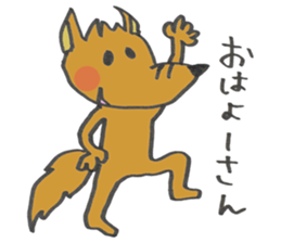 A white Riding bear Hood. sticker #7339364