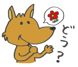 A white Riding bear Hood. sticker #7339366