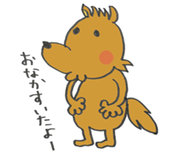 A white Riding bear Hood. sticker #7339377