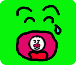 Fermented Soybeans Man sticker #7339642