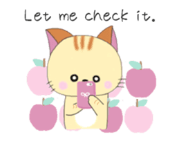 Kuro's daily life 9 English version sticker #7340130