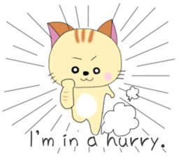 Kuro's daily life 9 English version sticker #7340131