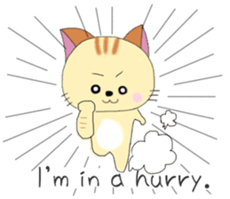 Kuro's daily life 9 English version sticker #7340131