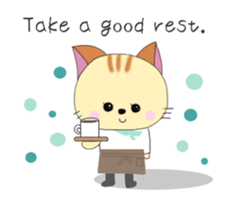 Kuro's daily life 9 English version sticker #7340137