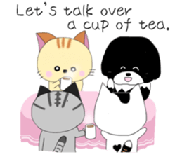 Kuro's daily life 9 English version sticker #7340143