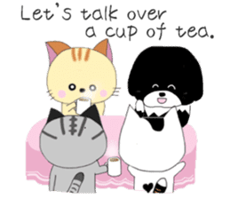 Kuro's daily life 9 English version sticker #7340143