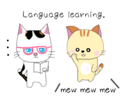 Kuro's daily life 9 English version sticker #7340145