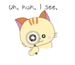 Kuro's daily life 9 English version sticker #7340147