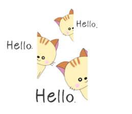 Kuro's daily life 9 English version sticker #7340148