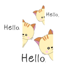 Kuro's daily life 9 English version sticker #7340148