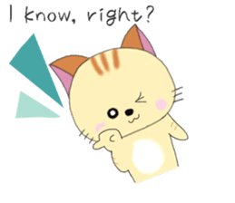 Kuro's daily life 9 English version sticker #7340151